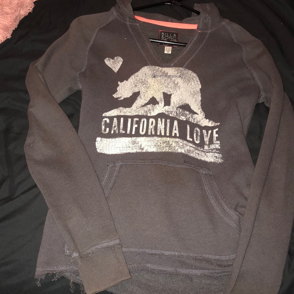 Charcoal pullover hoodie